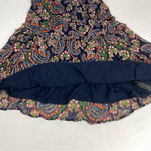 Anthropologie Elmira Ruffled Midi Dress Floral Motif Size 2 - Picture 6 of 11